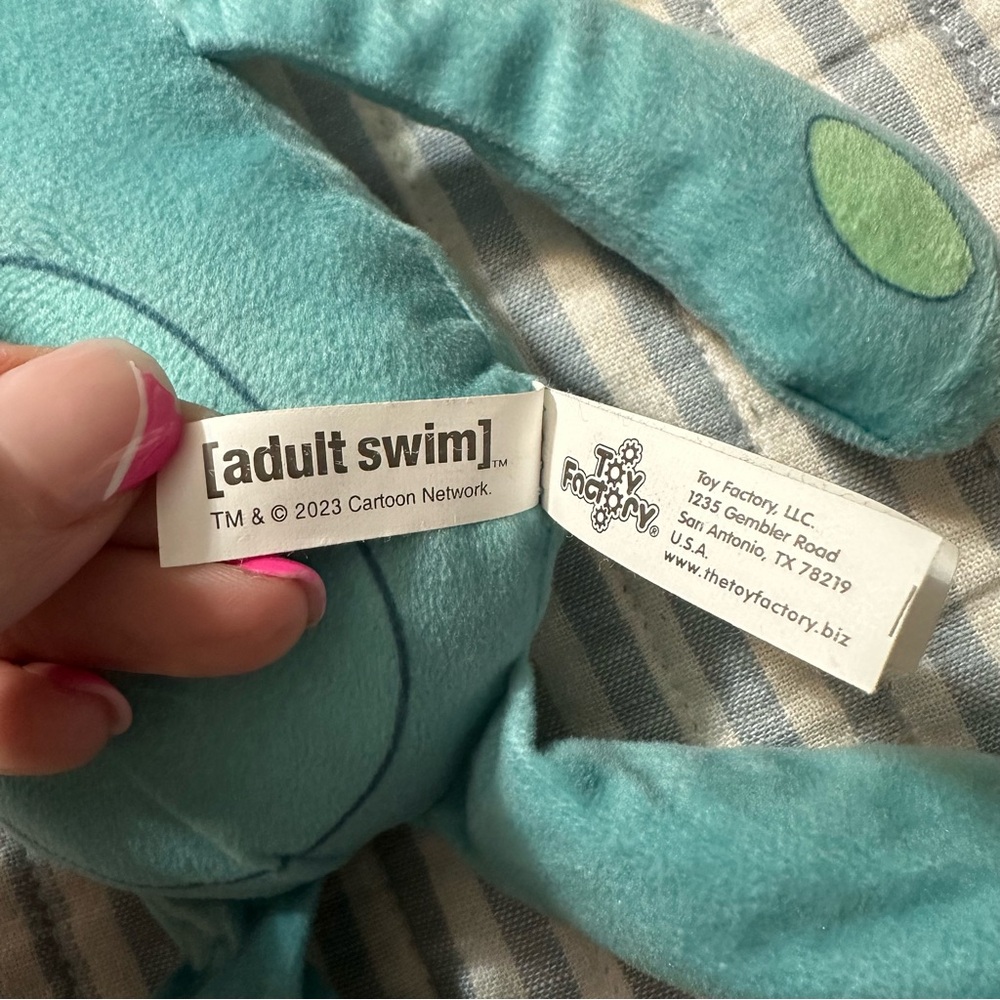 Rick and Morty Teddy Rick Plush Toy Factory Adult Swim 2023 11” Stuffed Animal - Picture 8 of 8